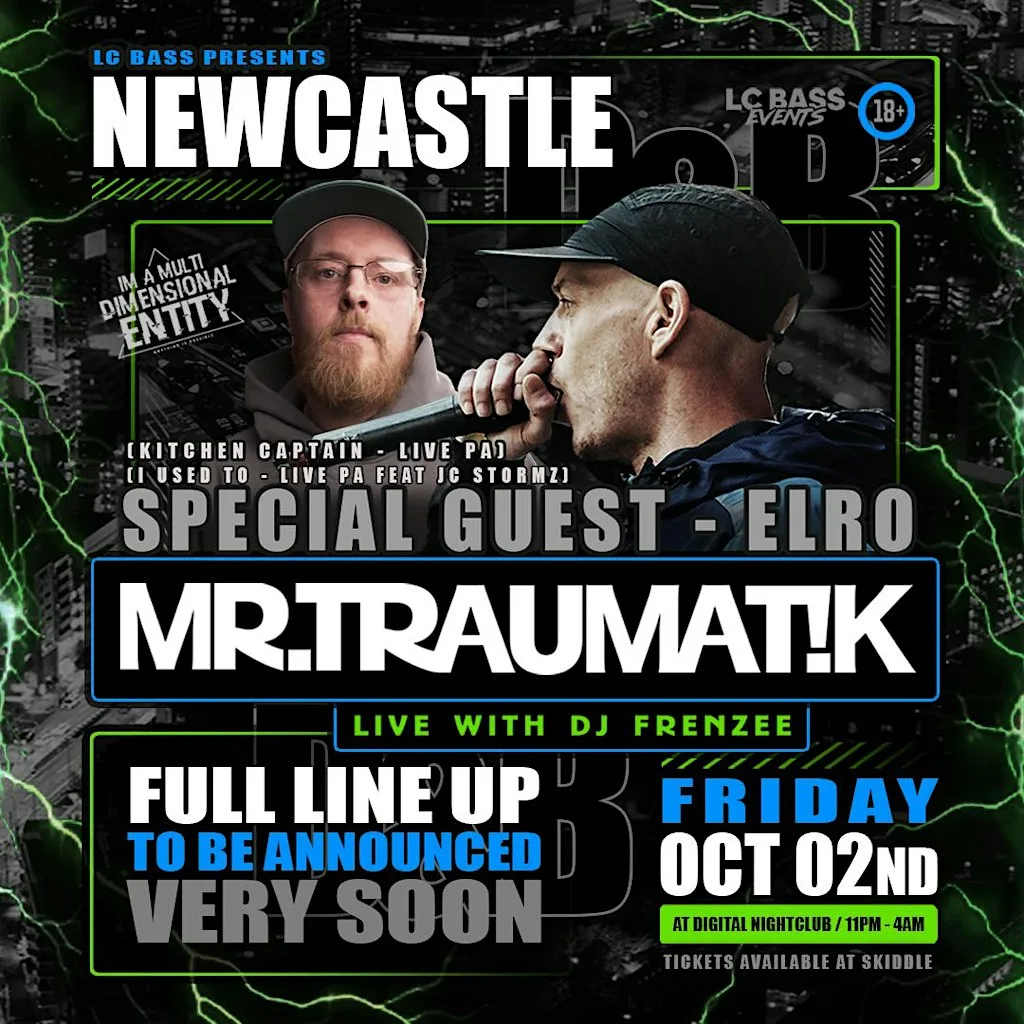 Mr Traumatik UK TOUR ft ELRO