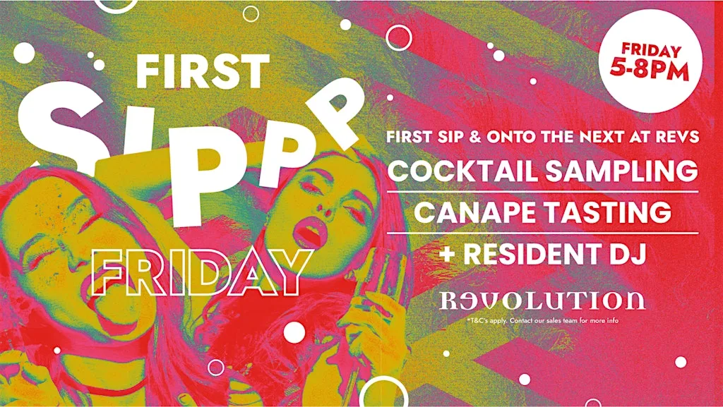First Sip Friday - After-work Event at Revolution Glasgow - Mitchell Street