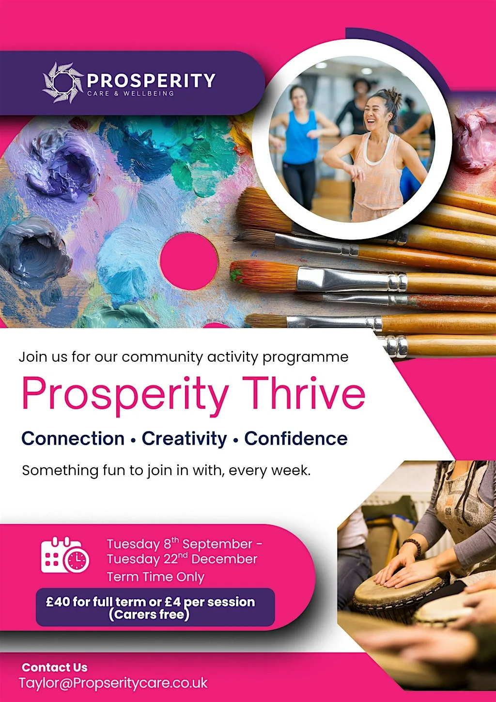 Prosperity Care and Wellbeing Presents: ‘Prosperity Thrive’ at Pillar and Lucy Warehouse, Merchants' Road