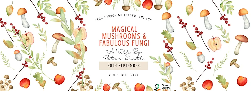 Magical Mushrooms & Fabulous Fungi, a Talk by Peter Smith at ZERO CARBON