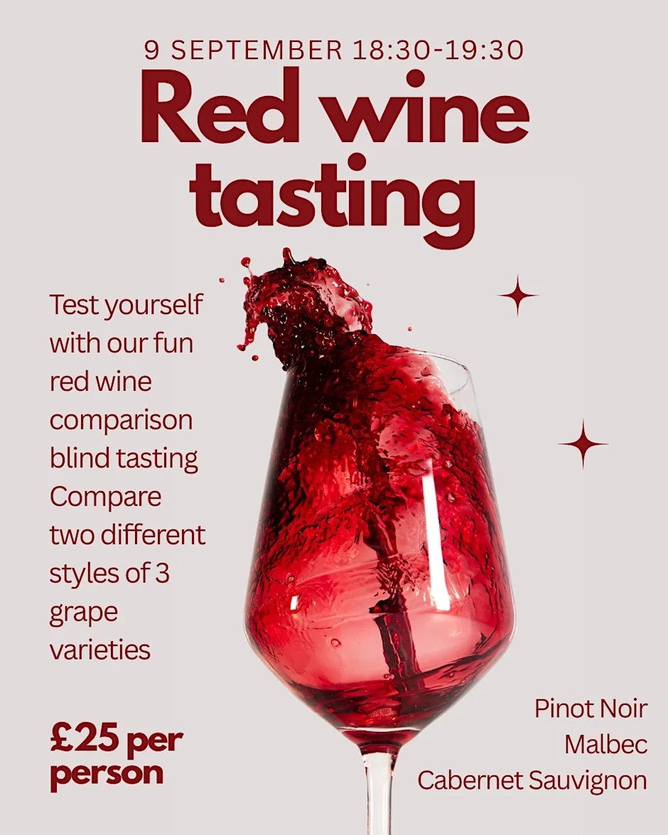 Red Wine Blind Tasting: Explore 3 Classic Red Wine Varieties at Nicolas Canary Wharf