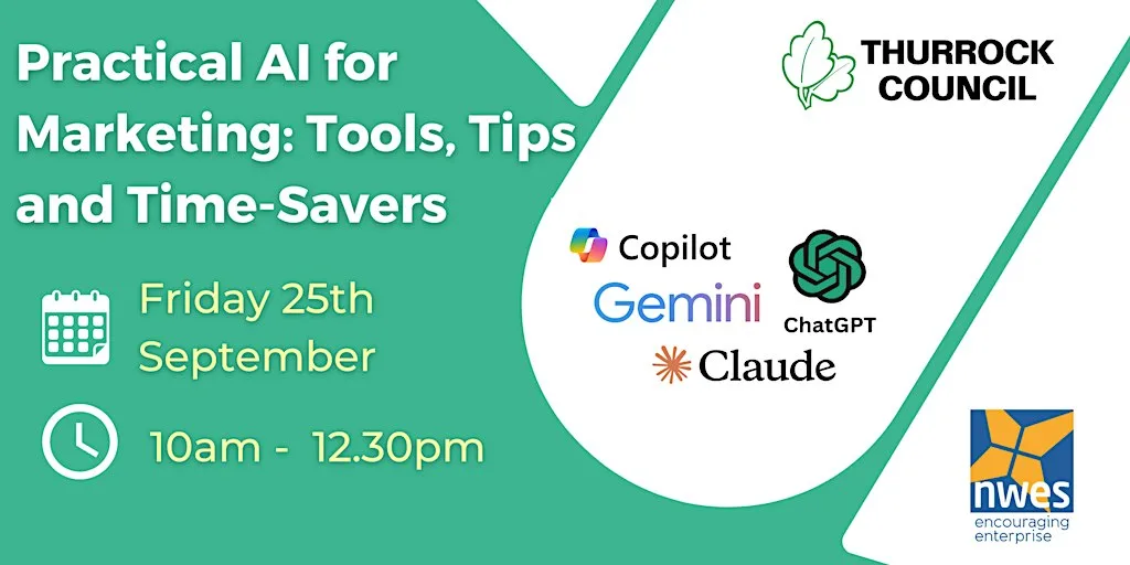 Practical AI for Marketing: Tools, Tips and Time-Savers - Free workshop