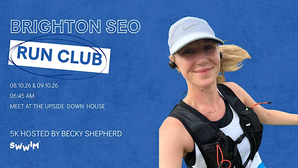 Pre-Brighton SEO Run Club at Upside Down House - Brighton