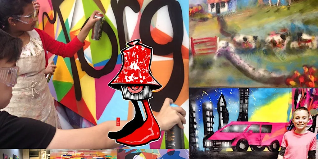 GRAFFITI ART CLASS. 1.30-3.30pm FRIDAY 28TH AUGUST 2026 at Zap Graffiti