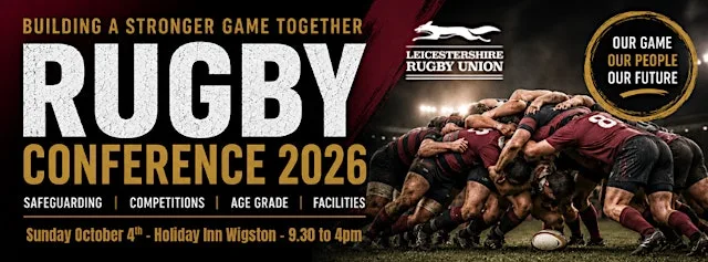 Leicestershire Rugby Union Conference 2026 at Holiday Inn Leicester - Wigston, an IHG Hotel