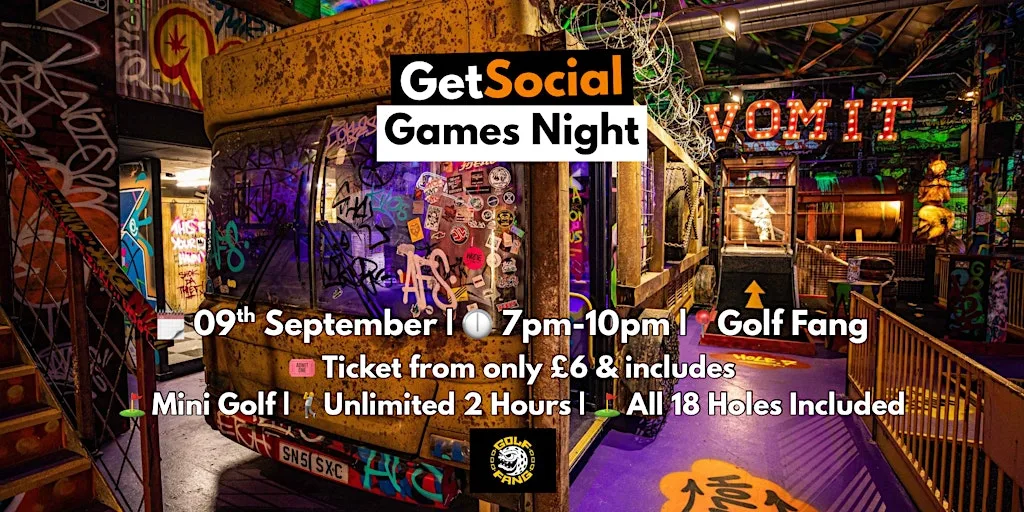 Birmingham Games Night for Young Professionals (20s–40s) | Meet New People at Golf Fang Birmingham