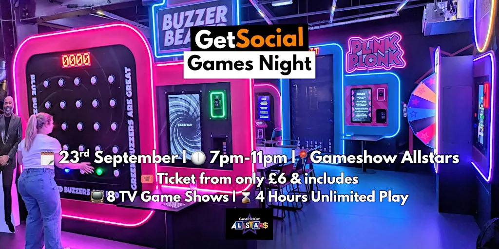 Leeds Games Night for Young Professionals (20s–40s) | Meet New People at Gameshow All-Stars Leeds