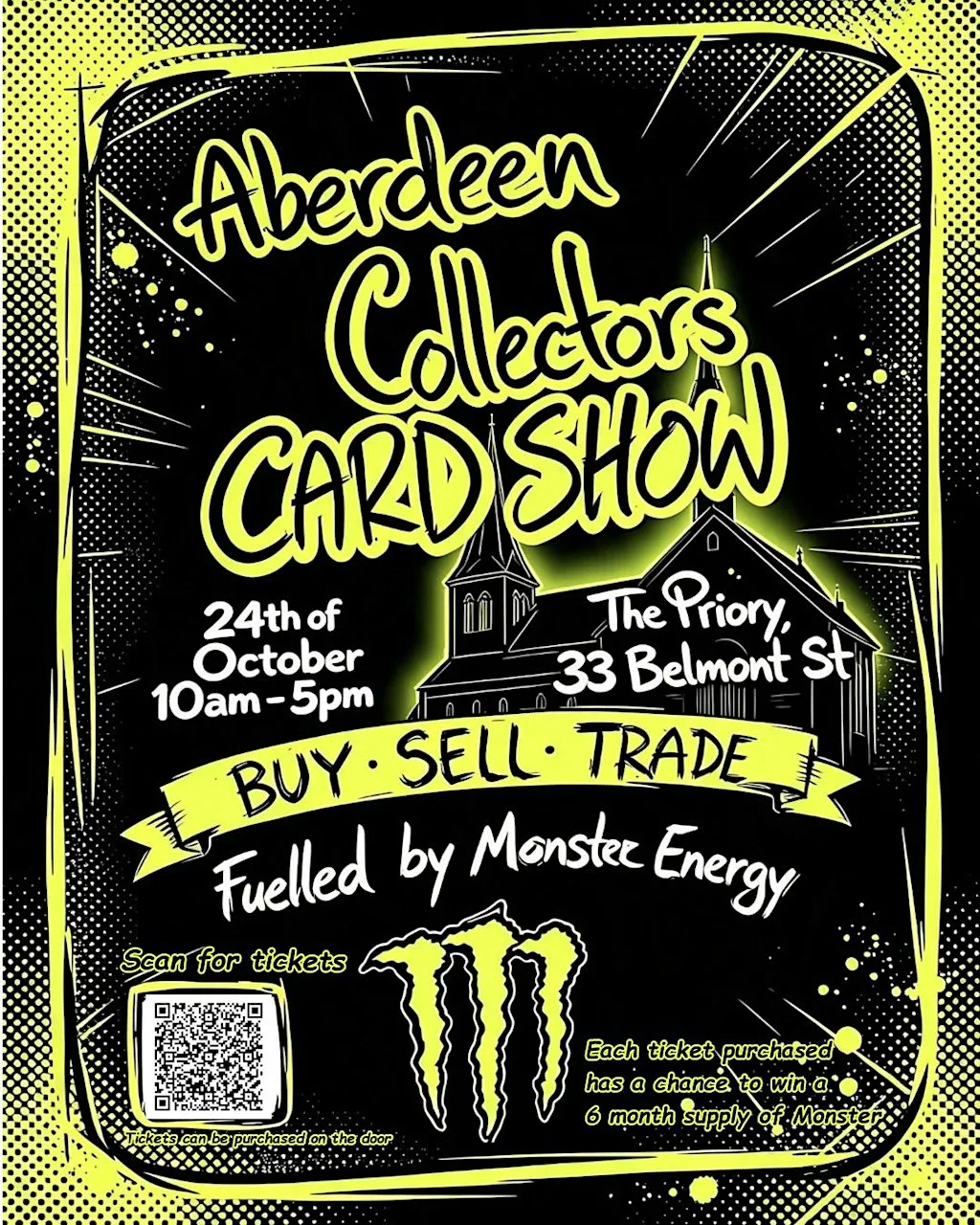 Aberdeen Collectors Card Show at The Priory
