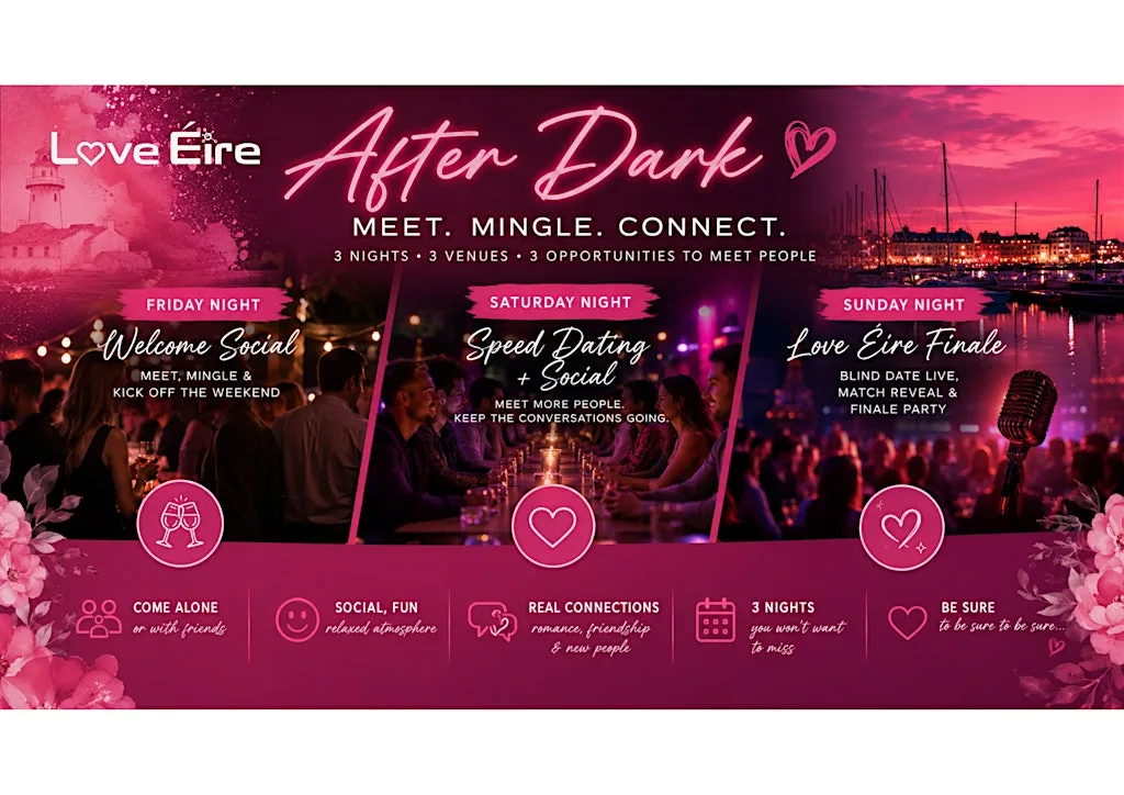 Love Éire After Dark Social Pass at Dún Laoghaire