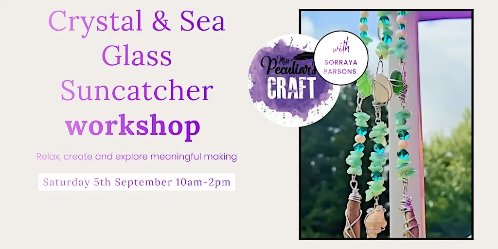 Crystal, Seaglass And Driftwood Suncatcher Workshop at Cogan Coronation Club & Institute