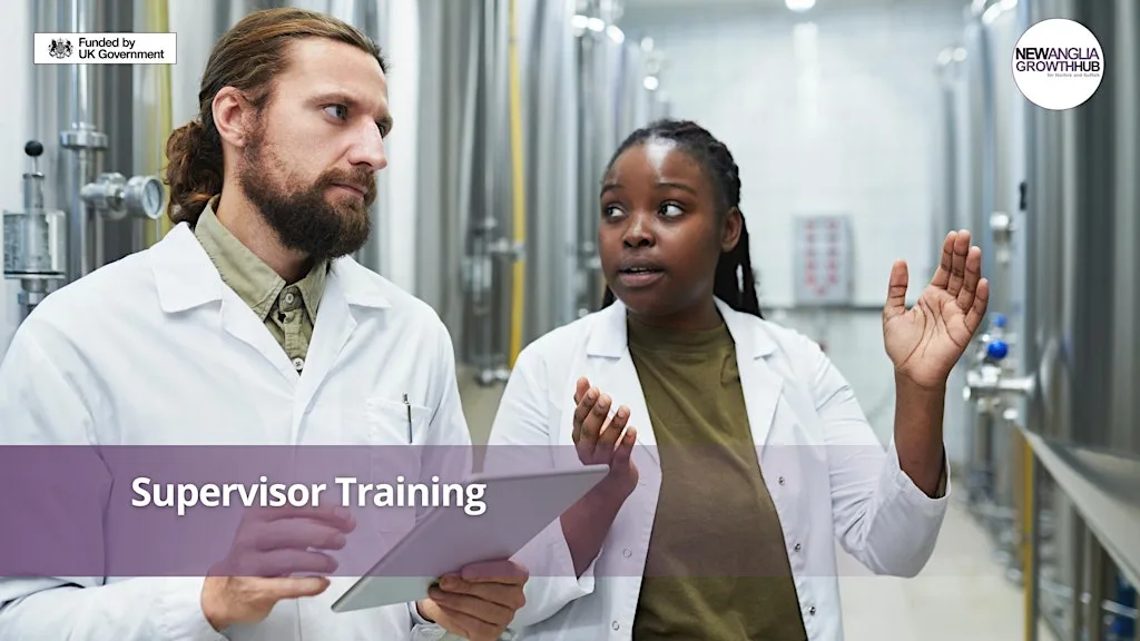 Supervisor Training at King's Lynn Innovation Centre (KLIC)