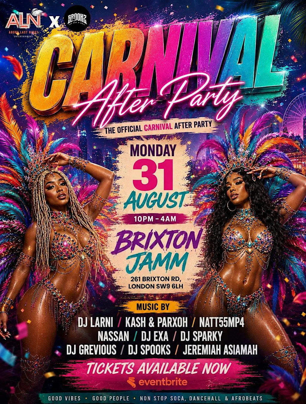 South London Official Carnival After Party