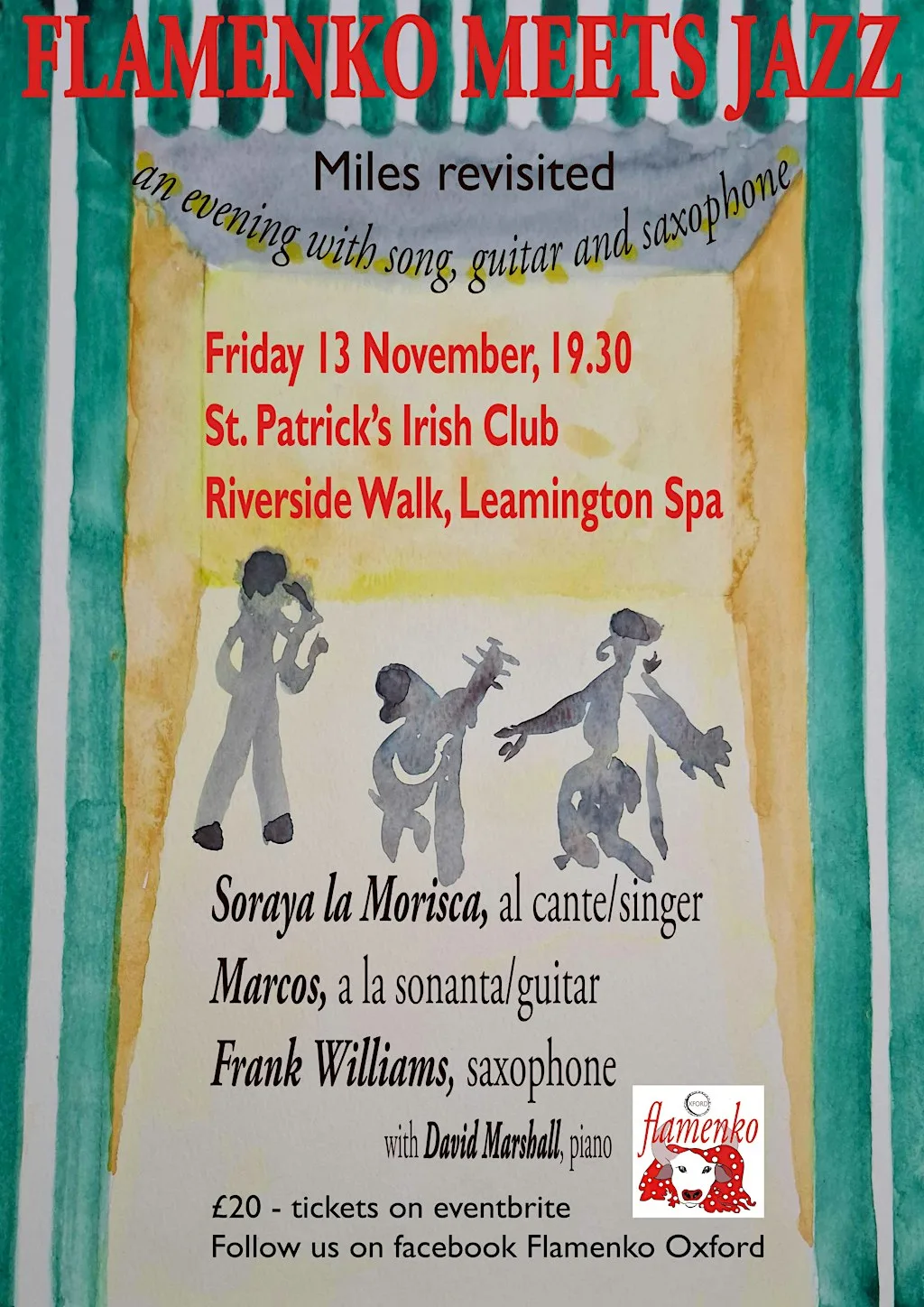 Flamenco meets Jazz at St Patricks Irish Club