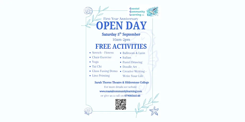 First Year Anniversary - Open Day at Sarah Thorne Theatre