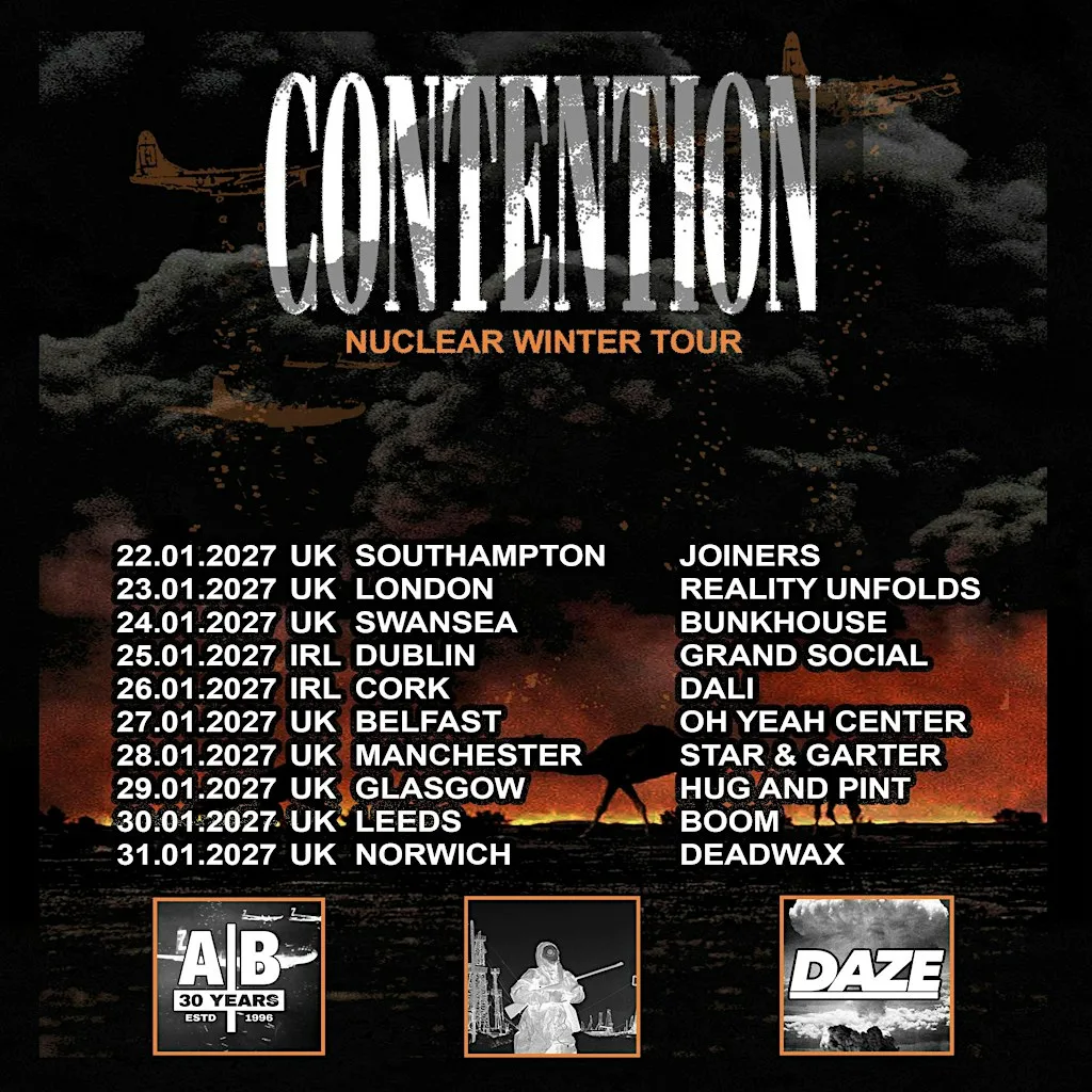 Contention (US) + Support TBA @ Dali, Cork