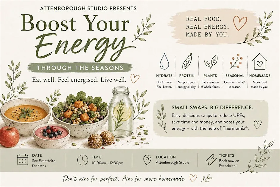 Boost Your Energy – Through the Seasons at Thermomix® Nottingham Studio