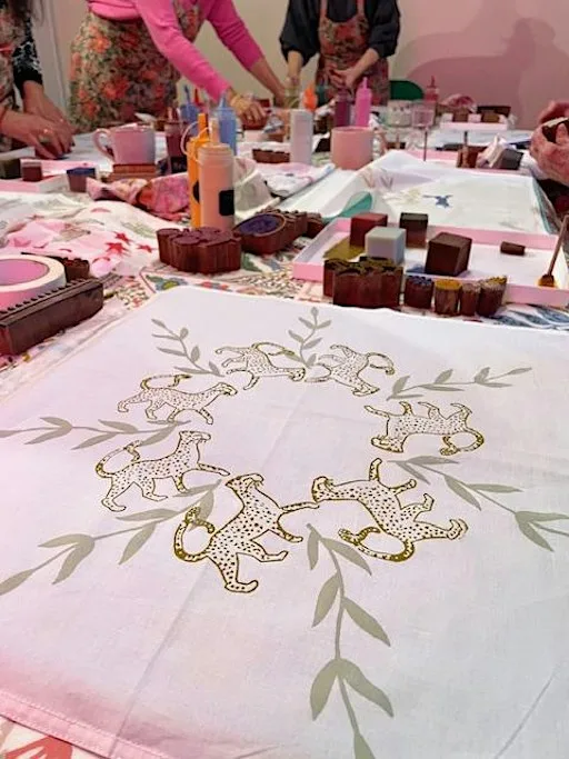 Handblock Printing Workshop with Jesline Kirubajinie