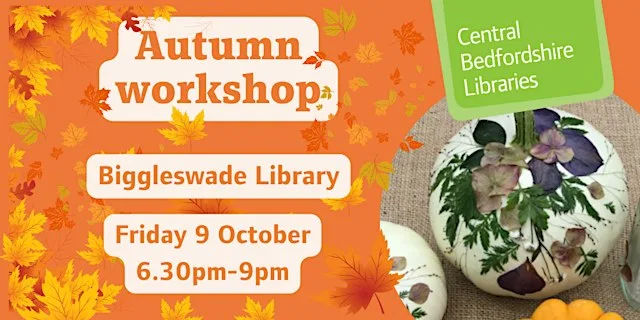 Autumn Workshop at Biggleswade Library