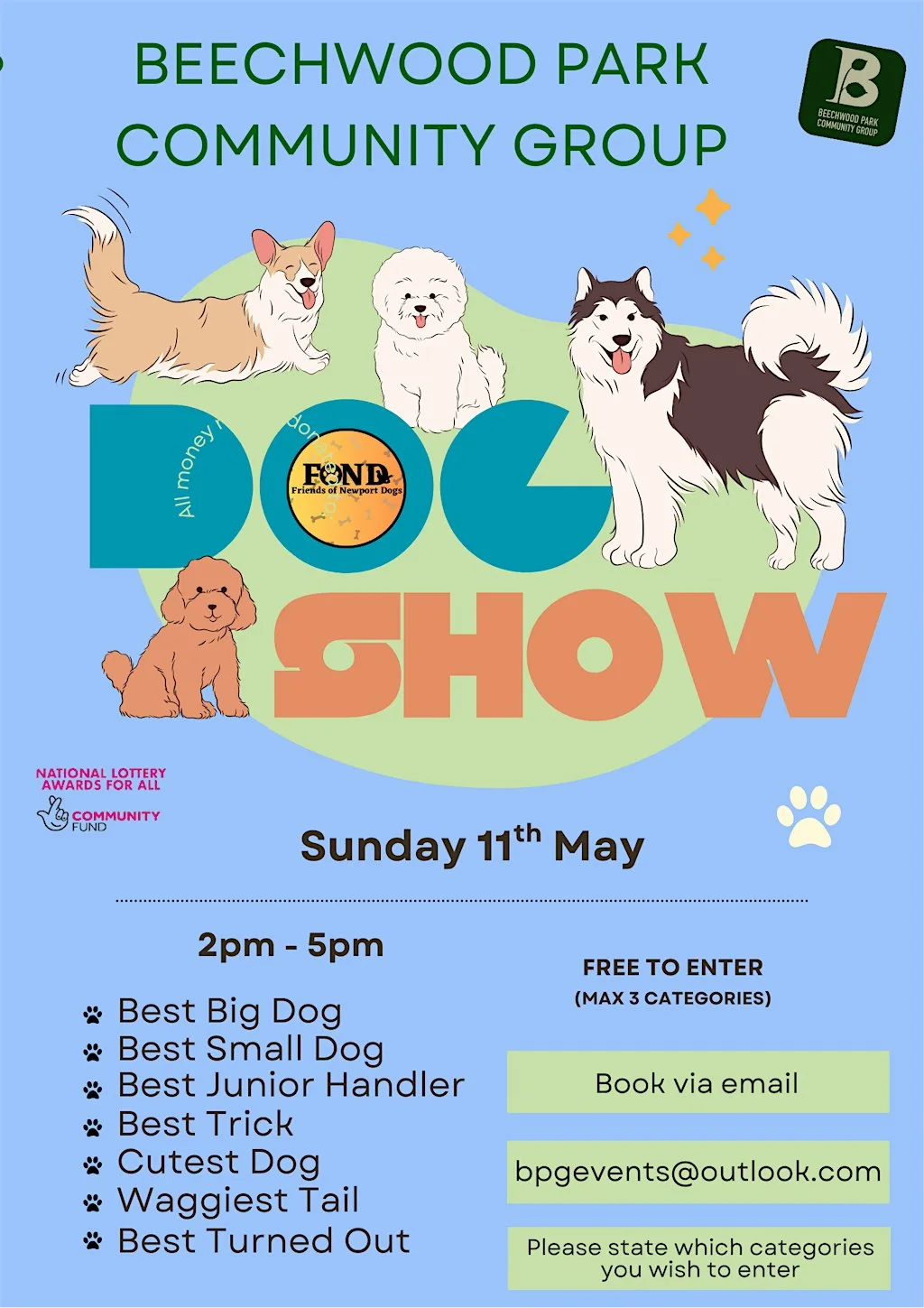 Beechwood Park Community Group Dog Show at Beechwood Park, Entertainment Area