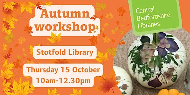 Autumn Workshop at Stotfold Library