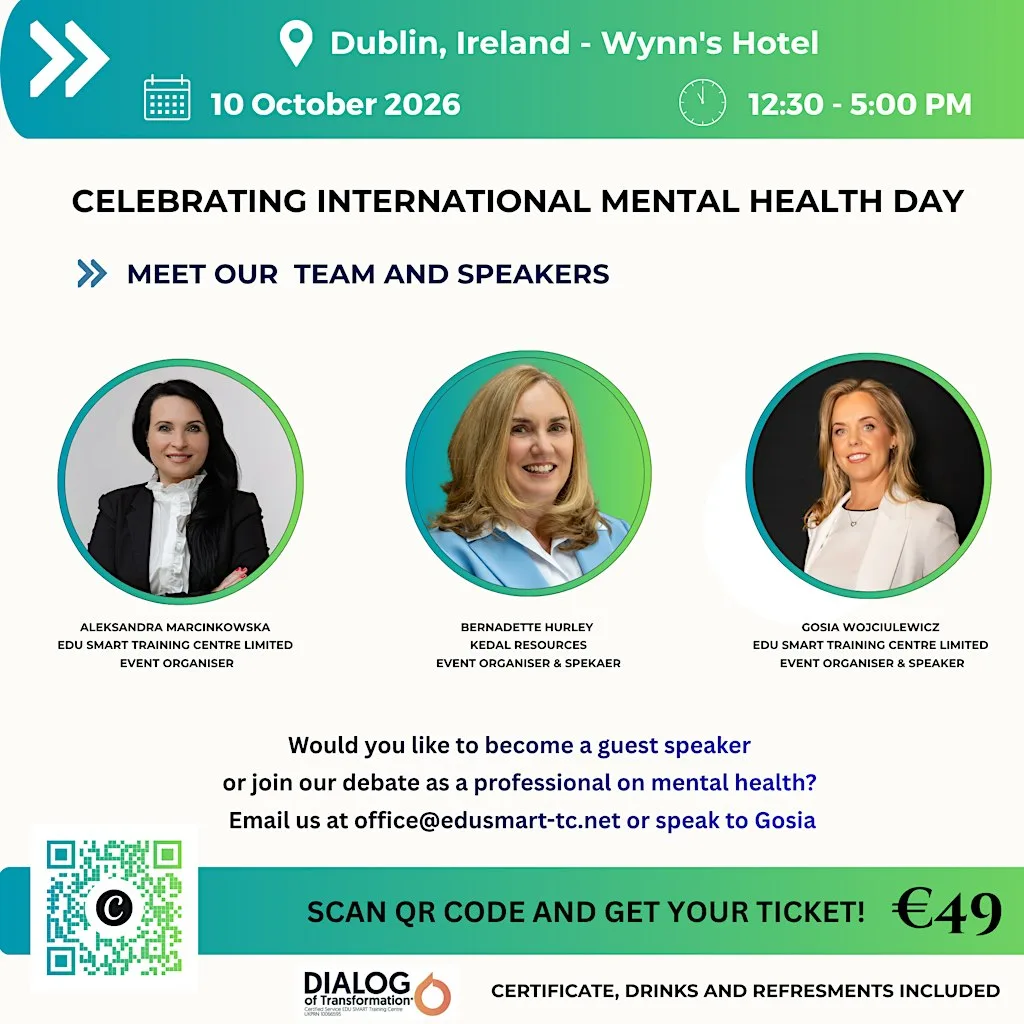 International Mental Health Day Dublin Event | 10.10.26 | 12:30 - 5:00 PM