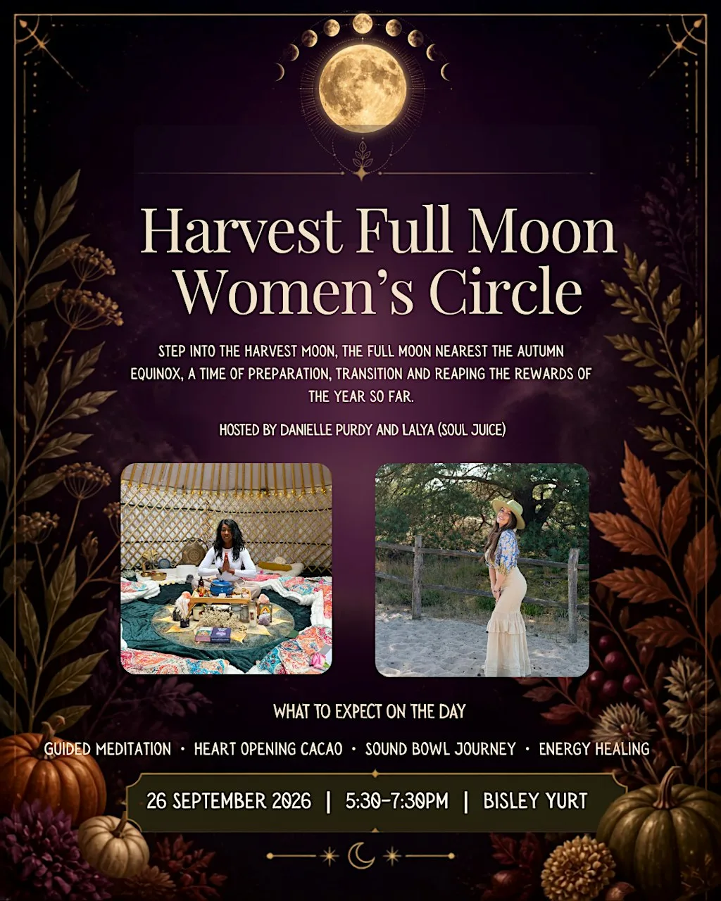 HARVEST FULL MOON WOMEN'S CIRCLE
