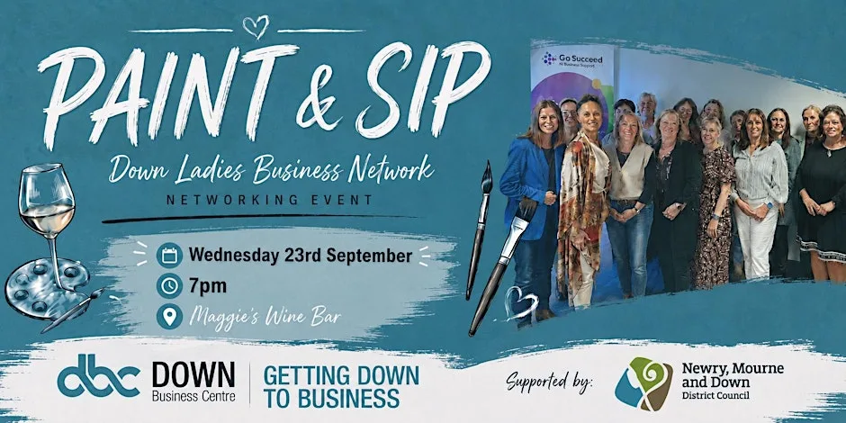 Down Ladies Business Network Paint & Sip at Maggies Wine Bar