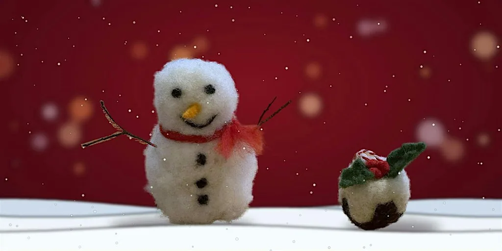 Felt a Christmas ornament at Felting with Ewe