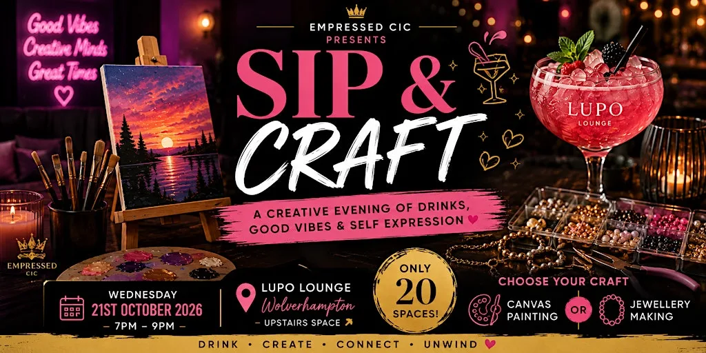 Sip & Craft | Empressed CIC x Lupo Lounge at Lupo Lounge