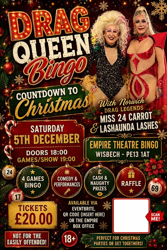 Drag Bingo - Countdown to Christmas at Empire Theatre