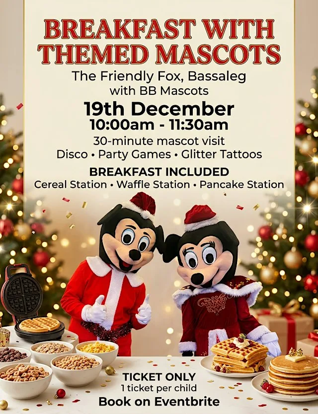 Christmas Mascot Breakfast @ The Friendly Fox