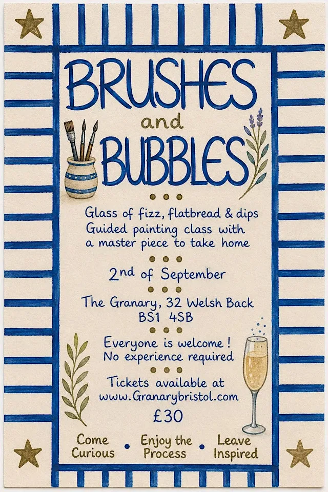 Brushes & Bubbles at The Granary