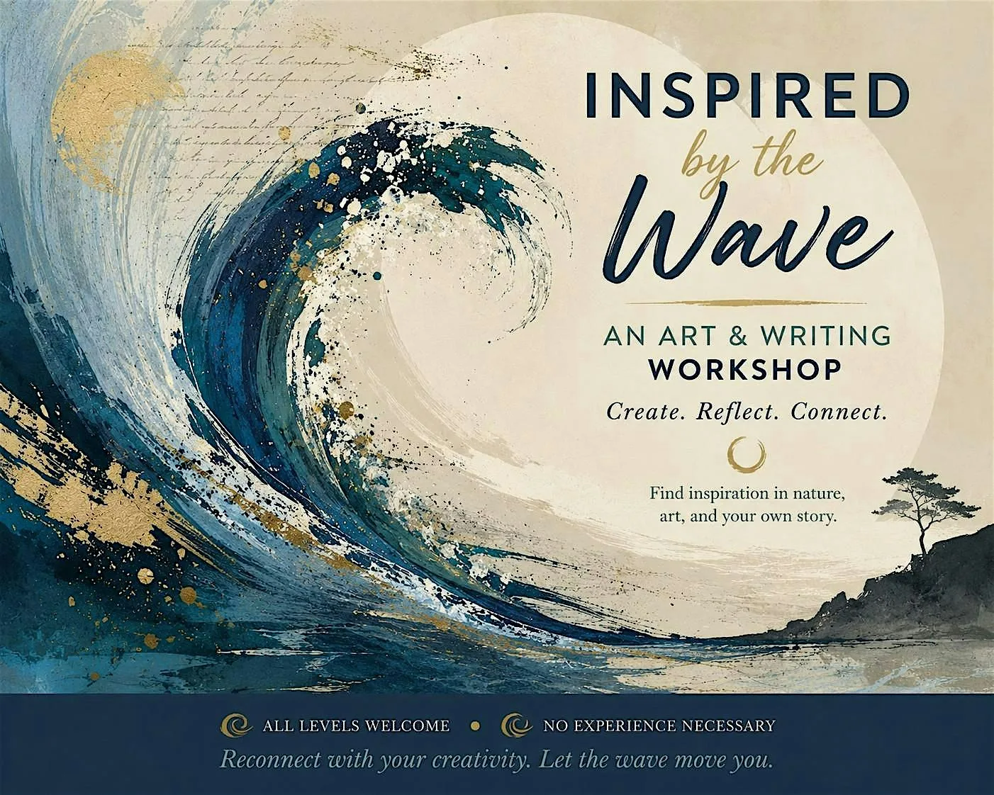 THE WAVE. Painting and Writing Workshop at Undercroft Gallery