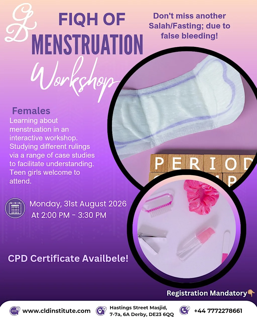 Fiqh of Menstruation at 7 Hastings St