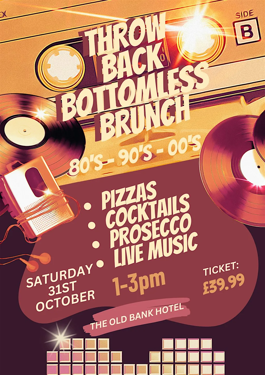 Throwback Bottomless Brunch at The Old Bank Hotel