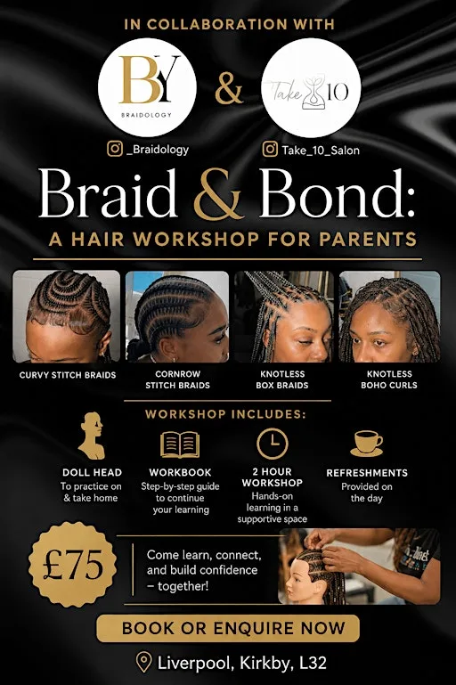 Braid & Bond: A Hair Workshop for Parents