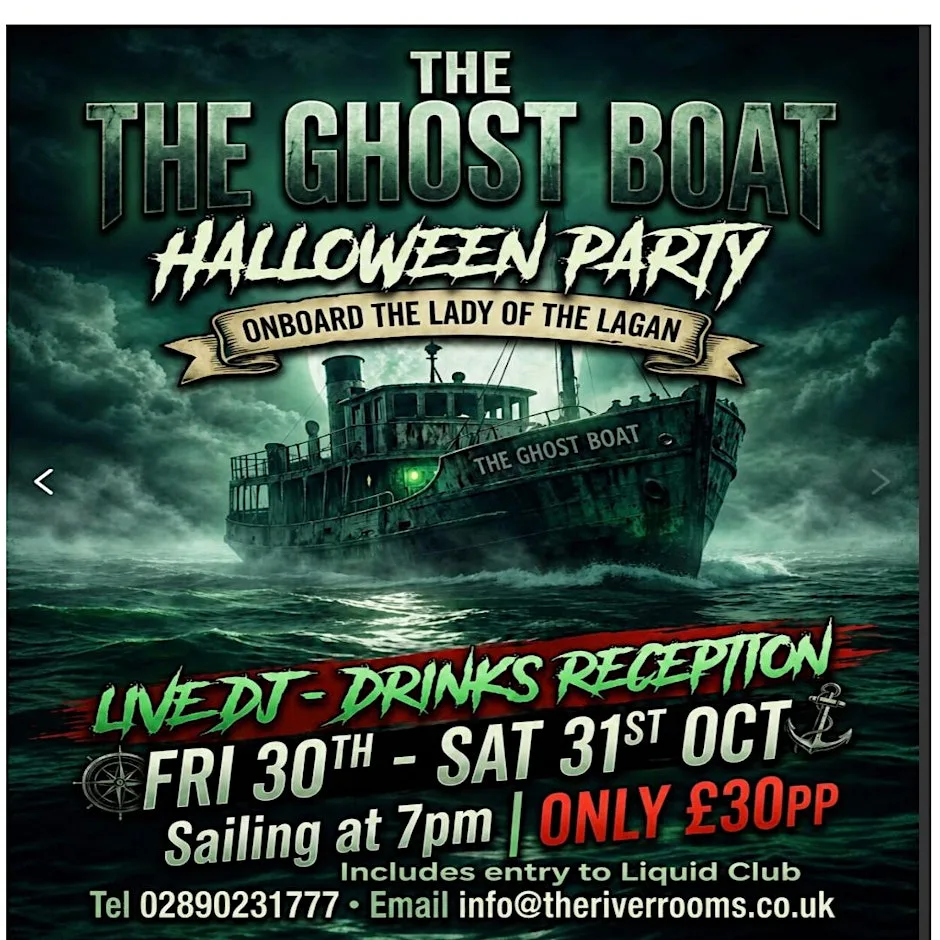 THE "GHOST BOAT' at Titanic Boat Tours