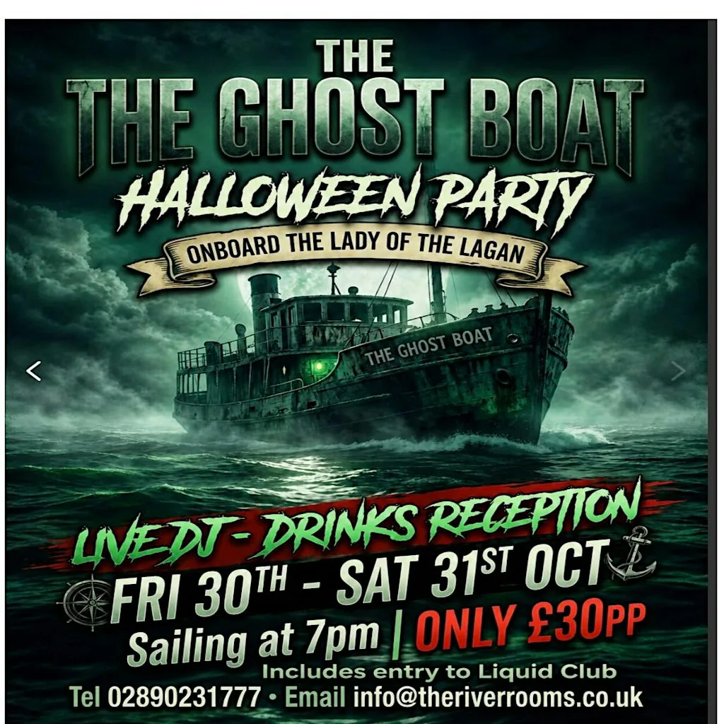 THE HALLOWEEN "GHOST BOAT' at Titanic Boat Tours
