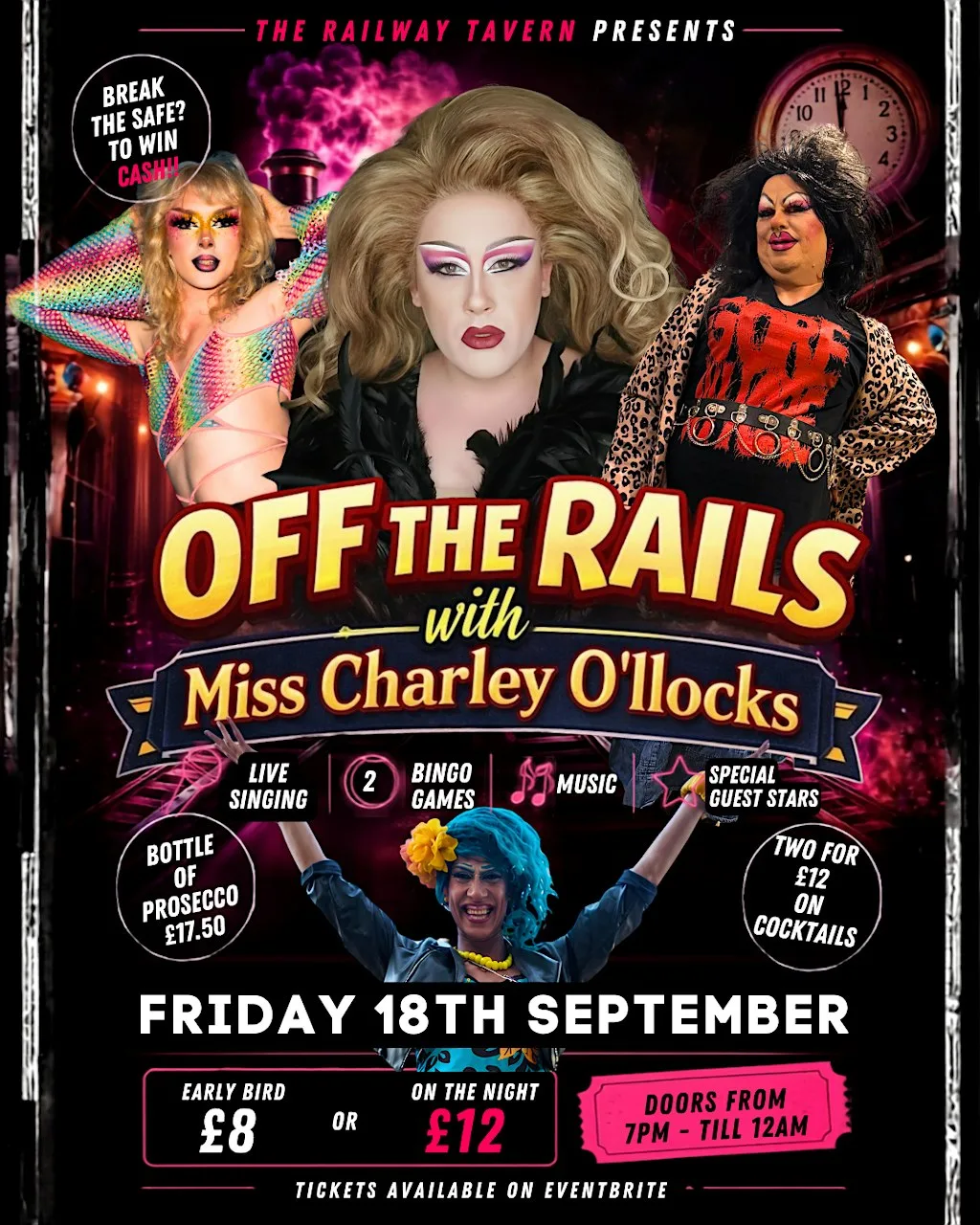 Off The Rails with Miss Charley O'llocks Part3 at The Railway Tavern