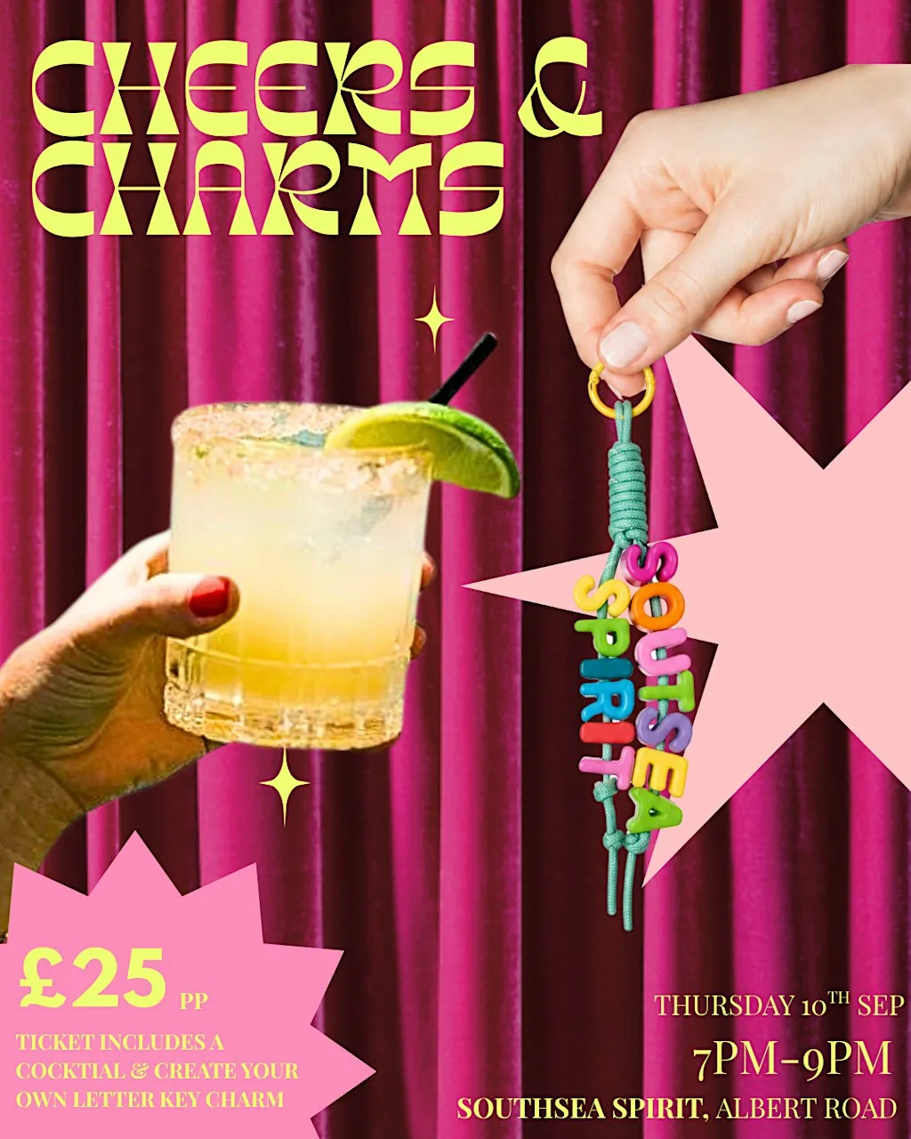 Cheers & Charms at Southsea Spirit