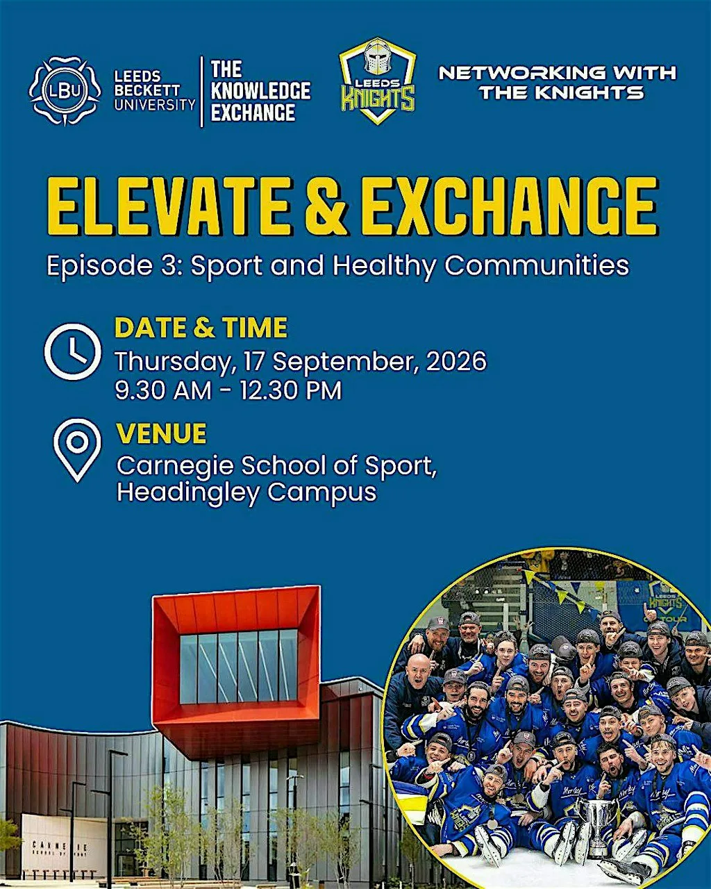 Elevate & Exchange Episode 3 - Sport & Healthy Communities