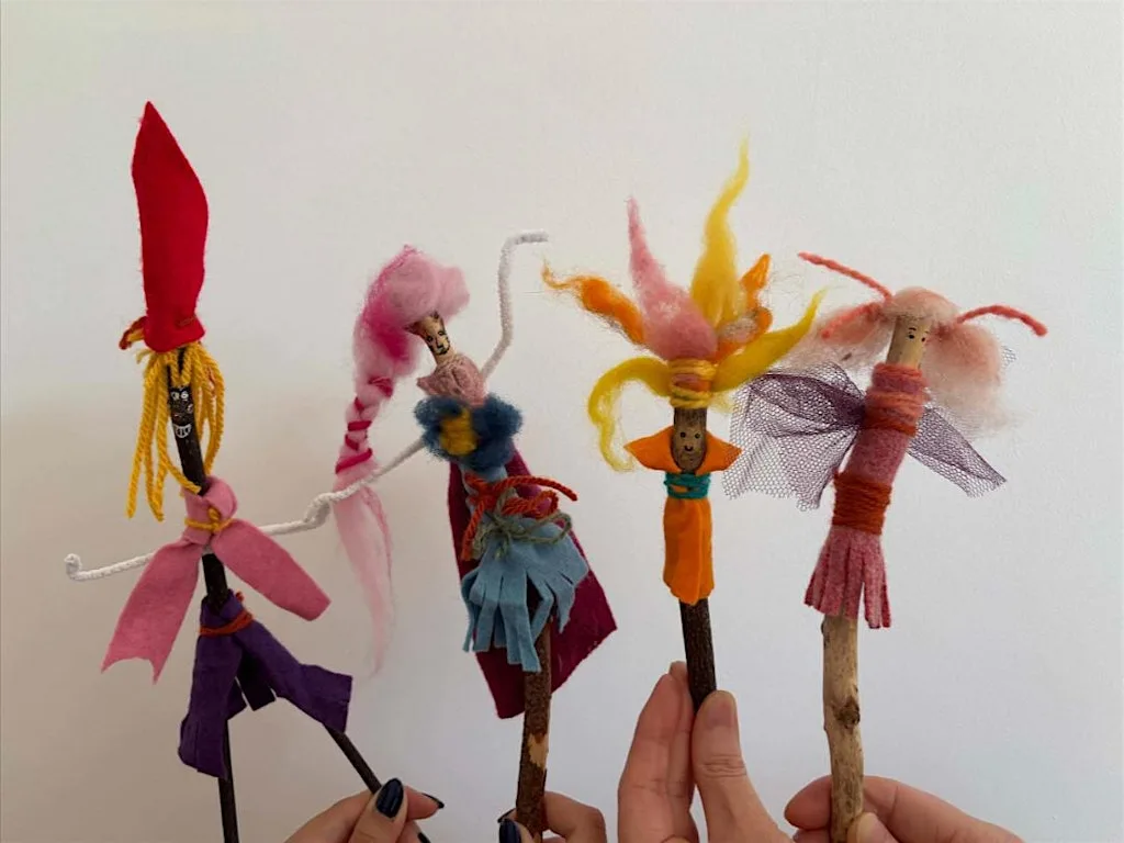 Autumn faerie puppet crafting at Slades Park Pavilion