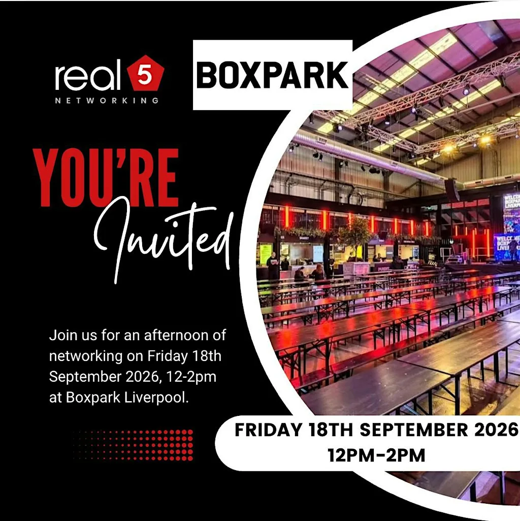 Real5 Liverpool Lunch Meeting at BOXPARK Liverpool
