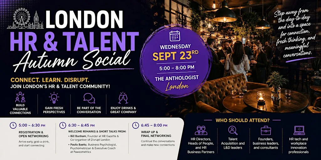 London HR & Talent Autumn Social