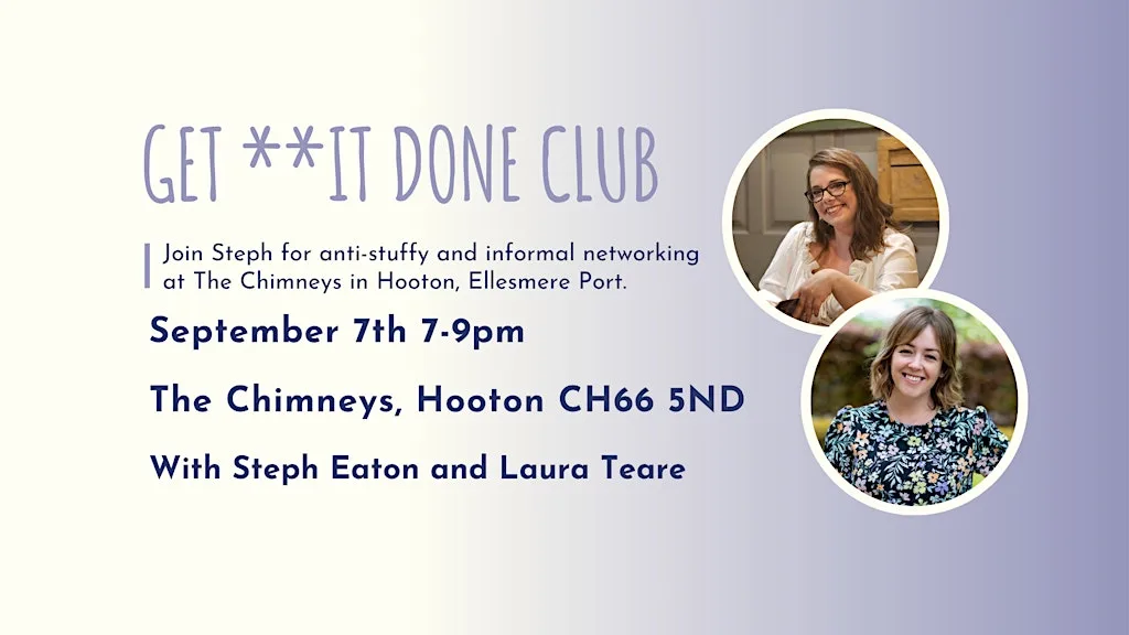 GET **IT DONE CLUB Ellesmere Port - LAUNCH!
