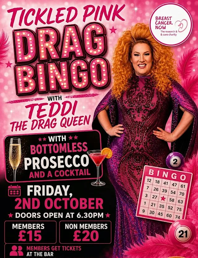 Bottomless Bubbles Bingo at Royal British Legion Social Club
