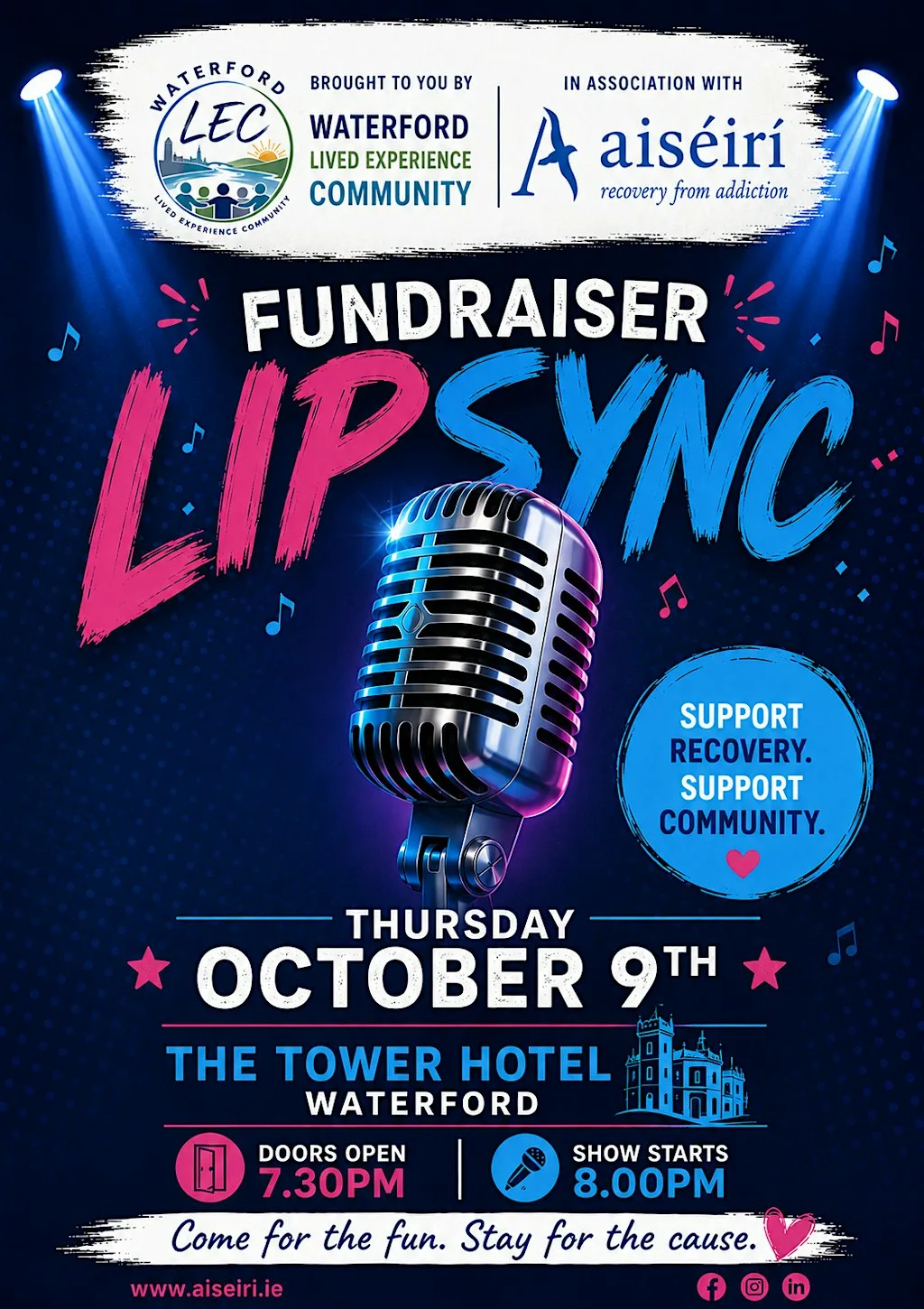 Waterford Lived Experience Community Lipsync 2026 at The Tower Hotel & Leisure Centre