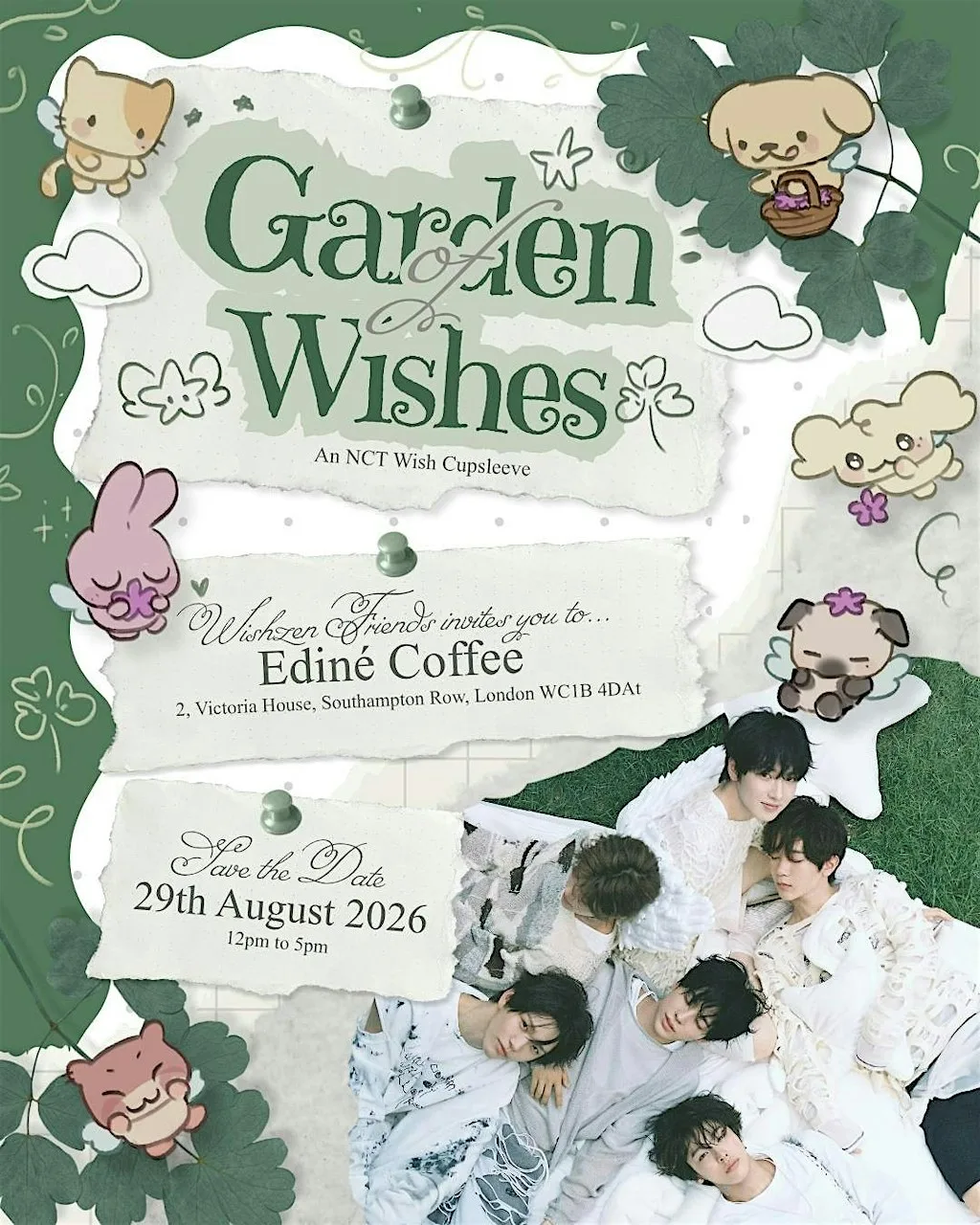 Garden of Wishes - NCT WISH Cupsleeve Event