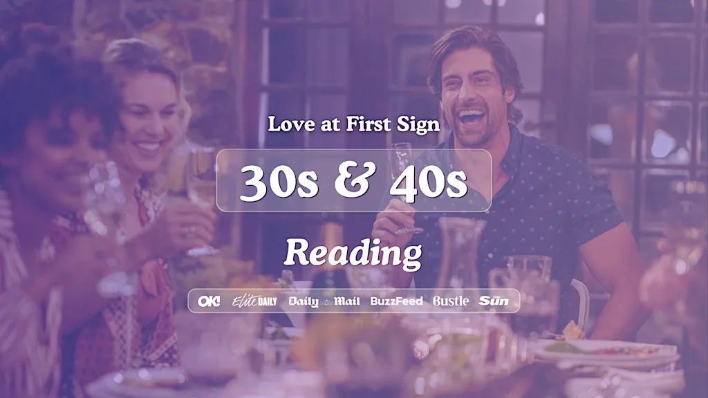 Reading Singles Night, 30s & 40s | Be At One | Love at First Sign at Be At One - Reading