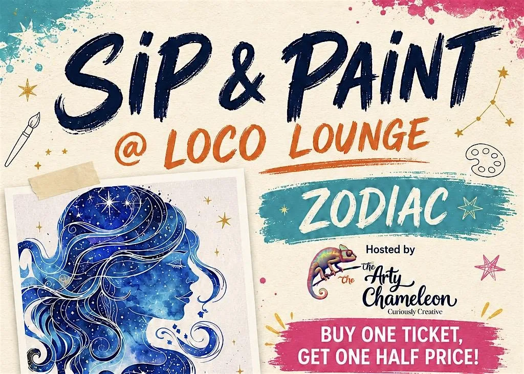 Sip & Paint Sept Loco Lounge Zodiac
